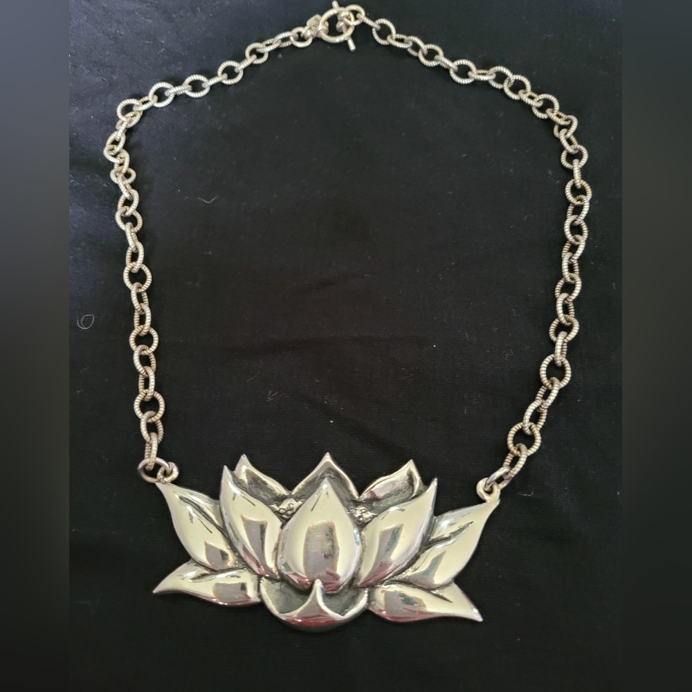 Femme Metale Lotus Necklace, GUC